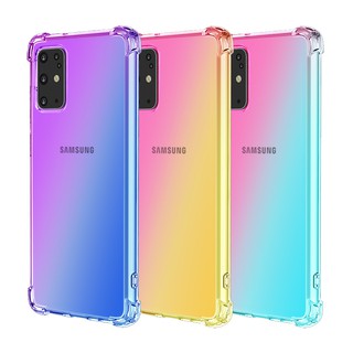 เคสโทรศัพท์ซิลิโคนแบบนุ่มป้องกันการกระแทกสําหรับ samsung s 20 plus s 20+s 10 plus s 10 e lite 5g