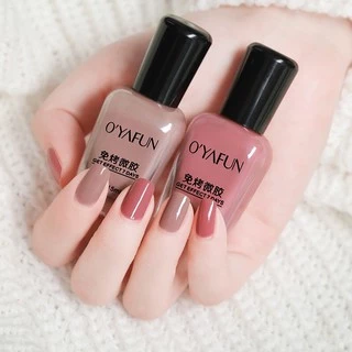 O'YAFUN สีทาเล็บ น้ำยาทาเล็บกึ่งเจล ไม่ต้องอบ สีสันสวยงาม แฟชั่น ขนาด 15 ml.