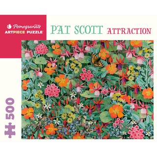 [จัดส่งฟรี] จิ๊กซอว์ Pomegranate ภาพ Attraction จิตรกร Pat Scott จำนวน 500 ชิ้น