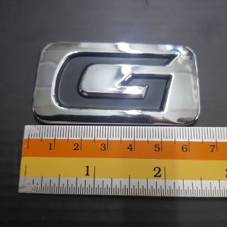 Logo G ของรถ Toyota Fortuner 6.5x3cm