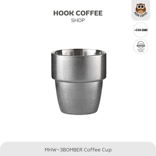 MHW-3BOMBER Cream Double-layer Cup - แก้วกาแฟ ขนาด 300 ml