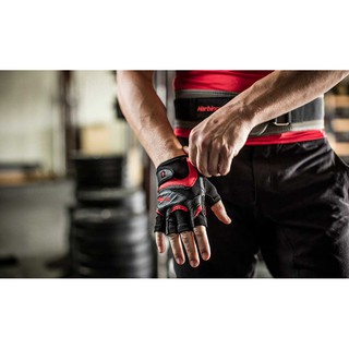 Harbinger FlexFit Gloves - Black/Red