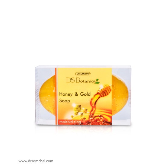 Dr.Somchai Honey&Gold Soap 80 g. ดร.สมชาย สบู่น้ำผึ้งและทองคำบริสุทธิ์ 80 g.