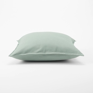 MUJI (มูจิ) หมอนอิงพร้อมปลอกหมอน สีเขียวมิ้นท์ 43×43cm (Cushion with cover)