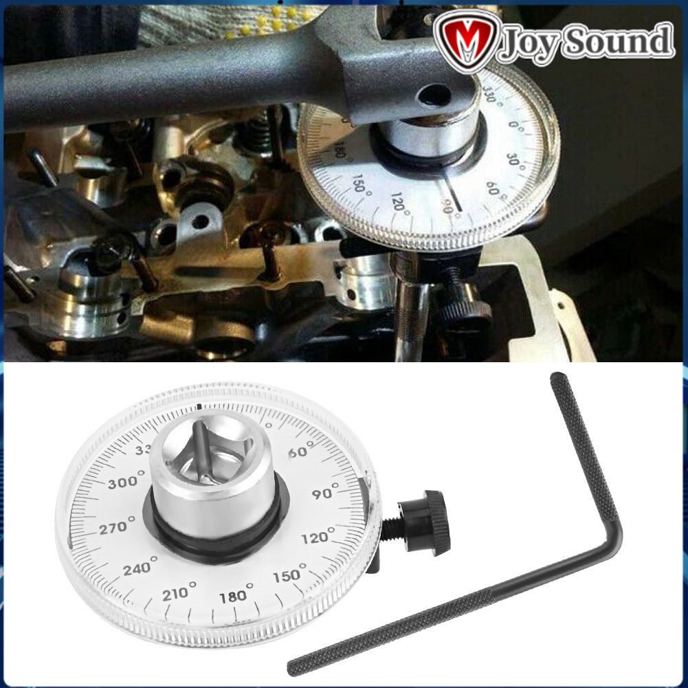 ₪ 【ราคาถูกคุณภาพดี】1/2" Drive Torque Wrench Gauge Angle 360° Rotation