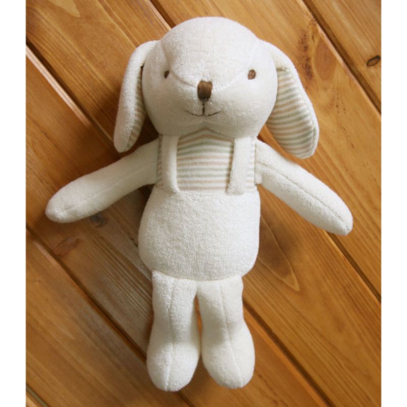 John N Tree Organic - Baby Organic Doll (Lovely Puppy) - ตุ๊กตาหมอนข้าง ตุ๊กตาลูกสุนัข ตุ๊กตาออเเกนิค ตุ๊กตาเด็ก ออเเกนิคเเท้100% จากเกาหลี