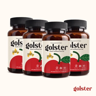 [แพ็ค 4 ขวด] Golster แอปเปิ้ลไซเดอร์ กัมมี่ - Apple Cider Vinegar gummy