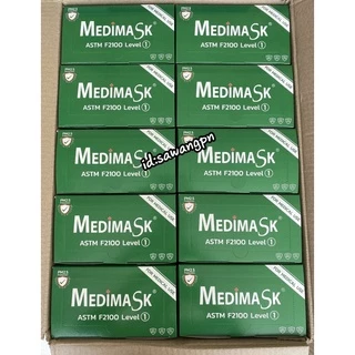 📦ราคาเหมาลัง 20กล่อง Medimask เมดิแมส หน้ากากอนามัย 3ชั้น 50ชิ้นต่อกล่อง ของแท้แน่นอน พร้อมส่ง เมดิแมสยกลัง