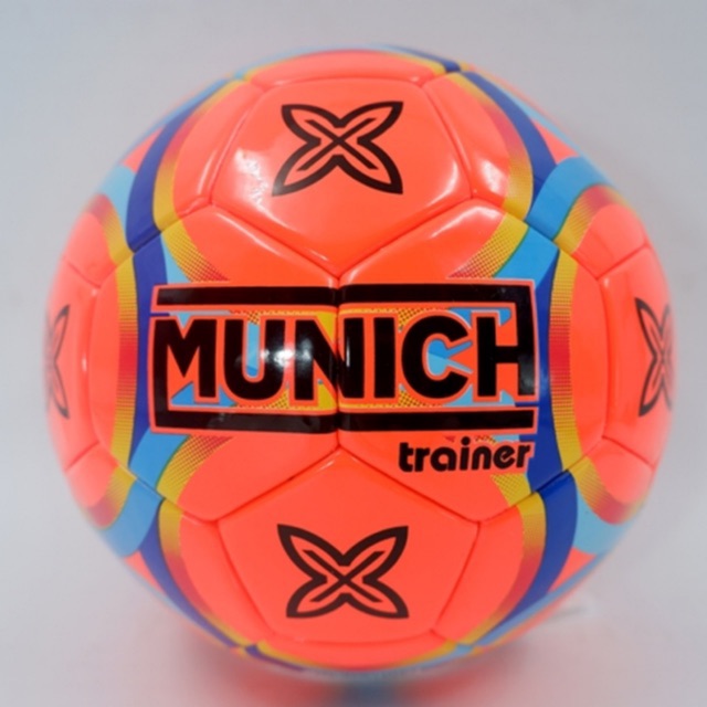 MUNICH เทรนเนอร์พันธะความร้อน f ORANGE FUTSAL ball + วาล์วเน็ตดั้งเดิม 100%