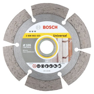 แผ่นตัดเพชร BOSCH 2608602523 4 นิ้ว เครื่องมือตัดและอุปกรณ์ BOSCH 2608602523 4" DIAMOND BLADE