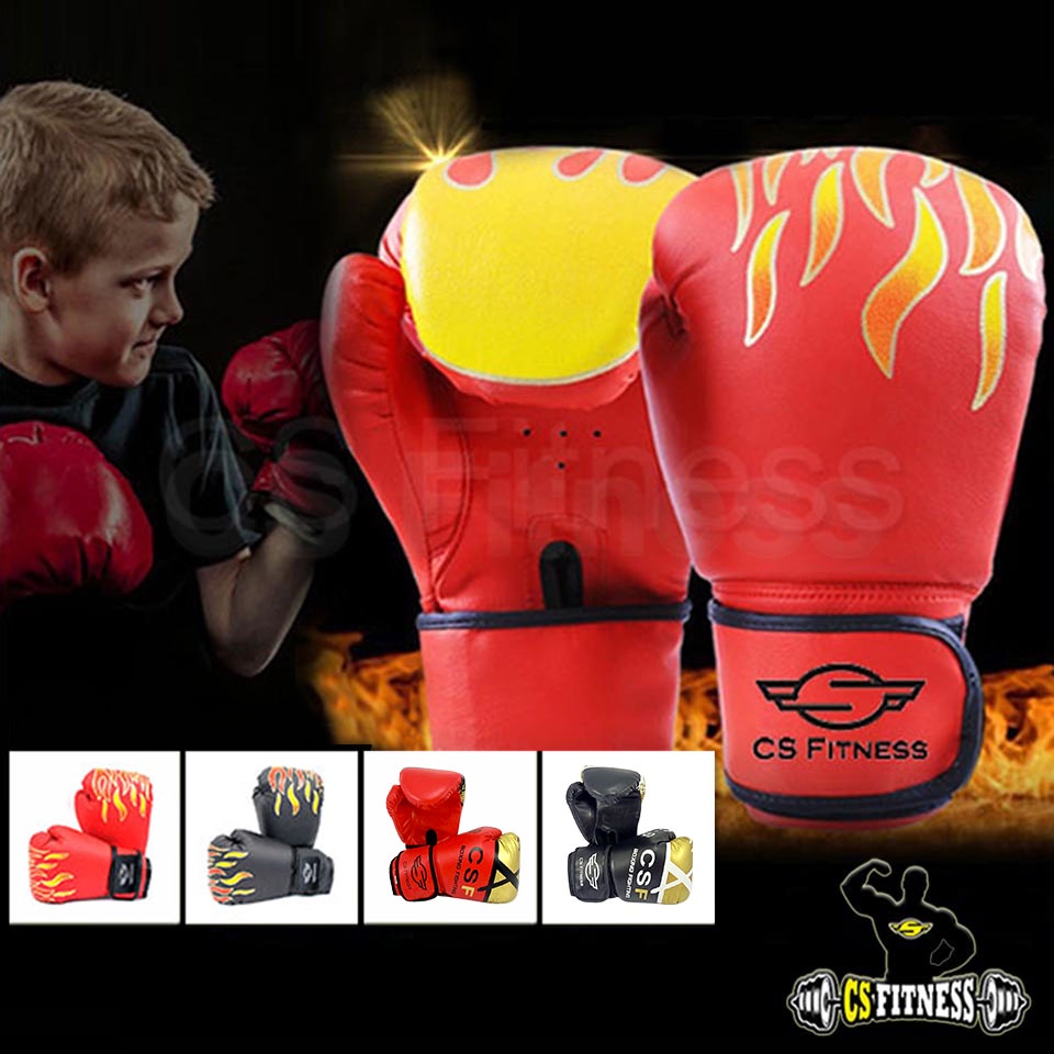 Boxing & Martial Arts 129 บาท นวมชกมวยเด็ก Kids Boxing Glove 5-8 Oz Sports & Outdoors