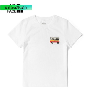 THE NORTH FACE W S/S ADVENTURE TEE - AP TNF WHITE เสื้อยืดแขนสั้น เสื้อผ้าผู้หญิง ผ้าฝ้ายแท้