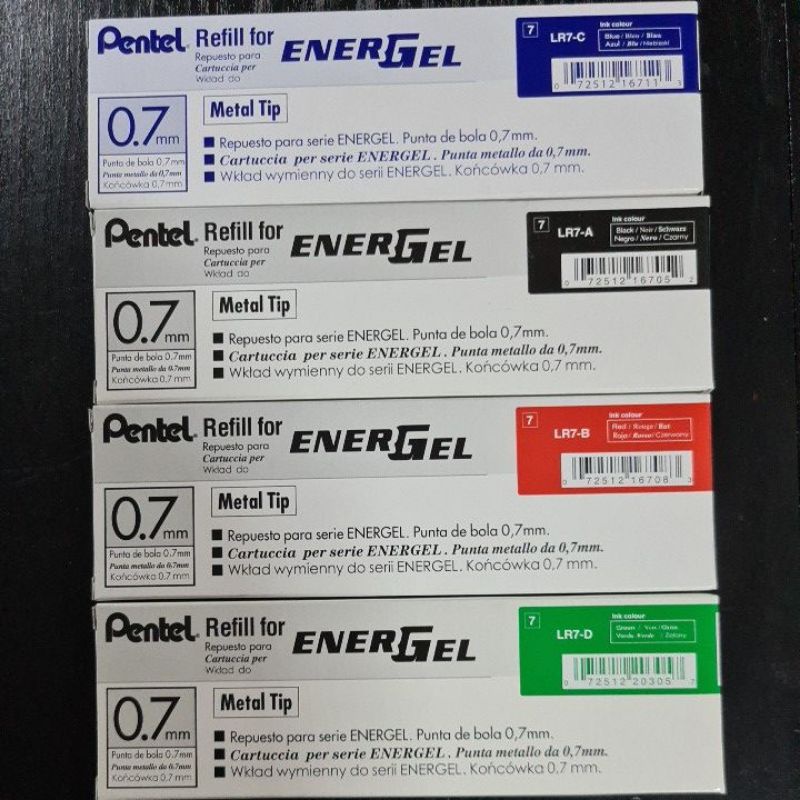 [SG]0.7 Refill For Pentel BL107/BL77 Pen 12pc ใหม่