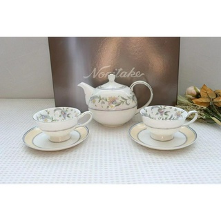 Noritake Zewu Secret Garden Bone Porcelain Coffee Cup Japanese high-end exquisite teapot household set afternoon tea set