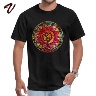 เสื้อยืดคอกลม พิมพ์ลาย Tree of Life Mandala แฟชั่นฤดูร้อน สําหรับผู้ชาย นิวซีแลนด์ 100%สามารถปรับแต่งได้