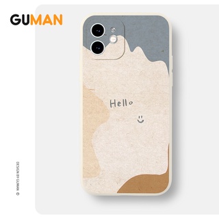 Guman เคสไอโฟน เคสซิลิโคนนุ่มขอบเหลี่ยมกันกระแทกน่ารักตลก เคสโทรศัพท์ Compatible for iPhone 14 13 12 11 Pro Max SE 2020 X XR XS 8 7 6 6S Plus พลัส XYB496