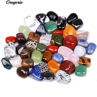 Gregorio 1 ถุง 100 กรัมมีสีสันหลากหลายรูปทรงแปลก ๆ พลอยหยักหินอัญมณีประดับชิป