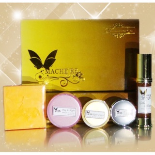 MACHERE BY JUMI Whitening Cream Set มาเชอรี่ บาย จูมิ ครีมเซตหน้าใส (กล่องทอง)