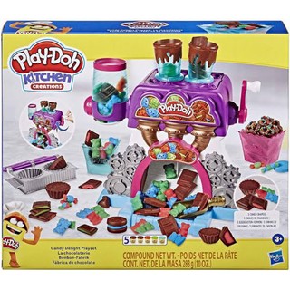 Play-Doh Kitchen Creations CANDY Delight Playset with five Cans เพลย์โดว์