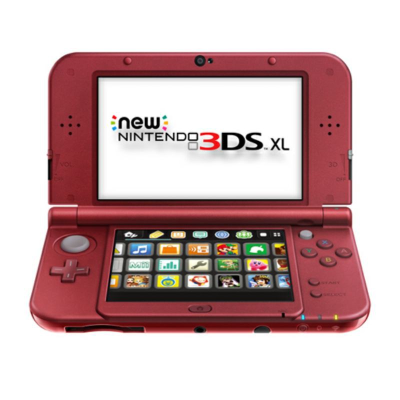 New 3DS XL - มือสอง สีแดง สภาพดี แปลงแล้ว ลงเกมเพียบ