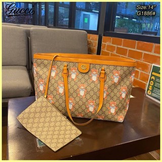 กระเป๋า​Gucci size. 14"ส่งฟรีลทบ.