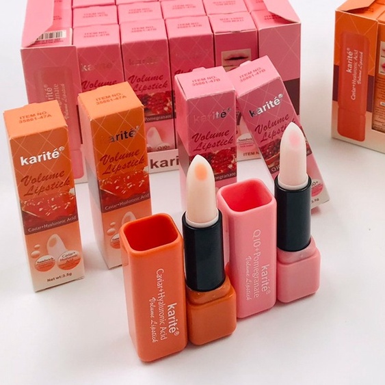 35861 ลิปสติก ลิปลิปมัน karite ลิปมันทับทิม ลิปมันไข่ปลาคาเวียร์+กรดไฮยาลูโรนี ลิปบำรุงริมฝีปาก