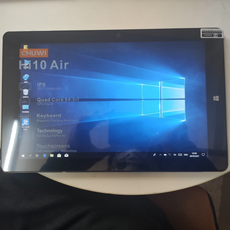 (สินค้ามือ 2) Tablet Chuwi Hi10 Air แท็บเล็ตมือสอง TabletWindows แท็บเล็ตสภาพพดี สีดำ - 5