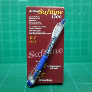 Artline Softline EGB-1700 0.7mm ปากกาหมึกเจล อาร์ทไลน์ (1กล่อง/12ด้าม) หมึกสีน้ำเงิน 0.7 มม เหมาะสำหรับใช้งานในออฟฟิศ