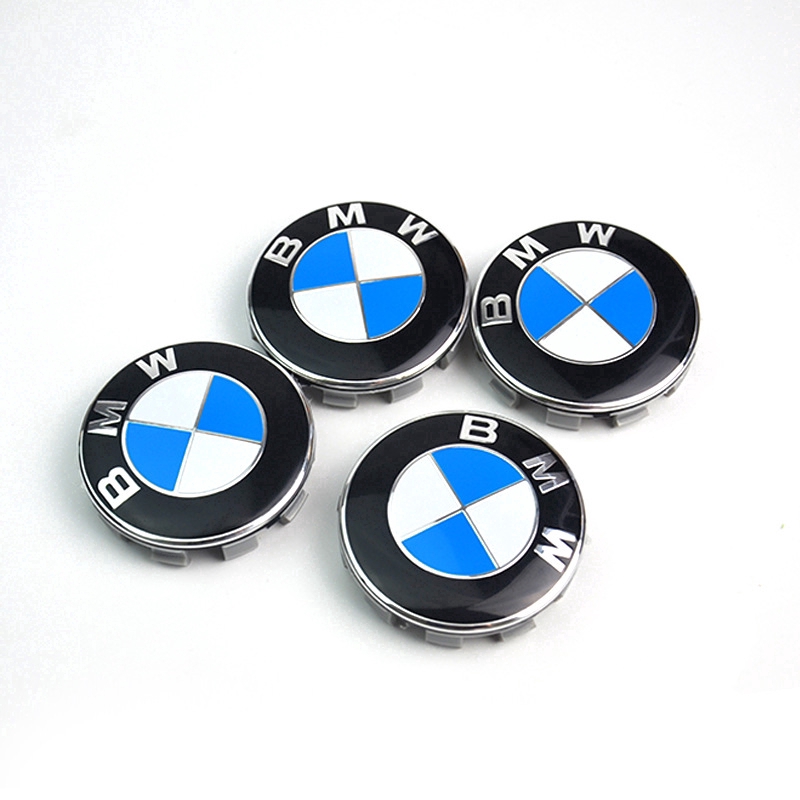อัพเกรดใหม่ 4 ชิ้น Penutup Ban Mobil 68 มิลลิเมตร Untuk BMW X1 X3 X5 X6 M3 M5 M6 E36 E46 E60 E90 E90