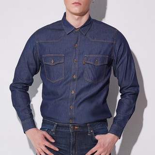 BJ Jeans เสื้อเชิ้ตแขนยาว รุ่น  BJJLB-1268