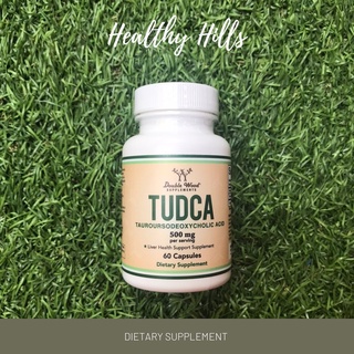 Double Wood TUDCA Tauroursodeoxycholic 500mg 60 Capsules บำรุงตับ