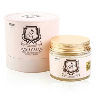 Anjo Mayu Cream Horse Oil Cream 70g. ครีมสกัดเข้มข้นจากน้ำมันม้า ลดริ้วรอย หน้าขาวใส