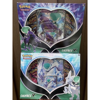 Pokemon - Ice &amp; Shadow Rider Calyrex V Box - 1x Factory Sealed ใหม่!!