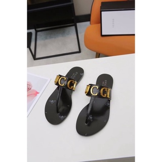 รองเท้าแตะ กุชชี่ Sandals Size 36 — ถึง — 40 มาพร้อมอุปกรณ์ครบ ถ่ายสดจากสินค้าจริง100%