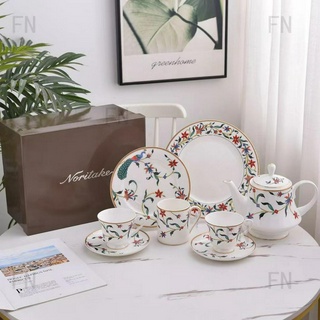 Noritake BOUNTIFUL GARDN Peacock Garden household light luxury afternoon tea set cup and saucer set combination