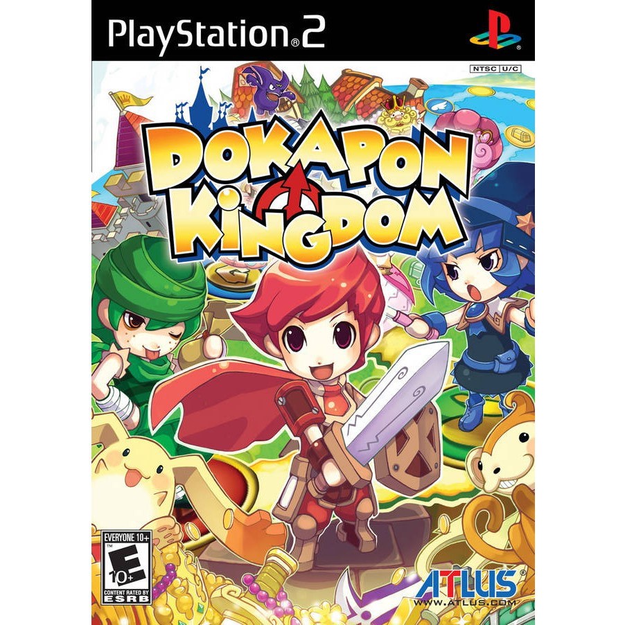 แผ่นเกมส์ Play Station2 PS2 Dokapon Kingdom ( 1 DVD )