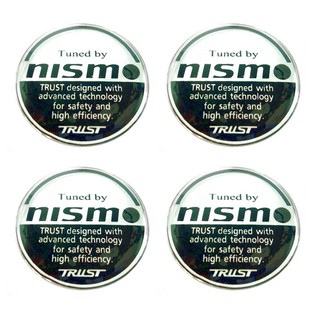 40mm. สติกเกอร์ NISSAN NISMO สติกเกอร์ติดดุมล้อ สติกเกอร์เรซิ่น กว้าง 40 มิล.(4เซนติเมตร)