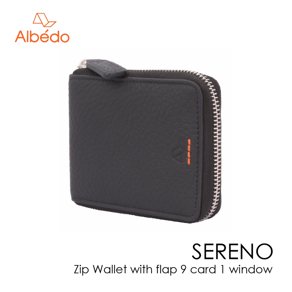[Albedo] SERENO ZIP WALLET กระเป๋าสตางค์ ซิปรอบ หนังแท้ รุ่น SERENO - SR02299