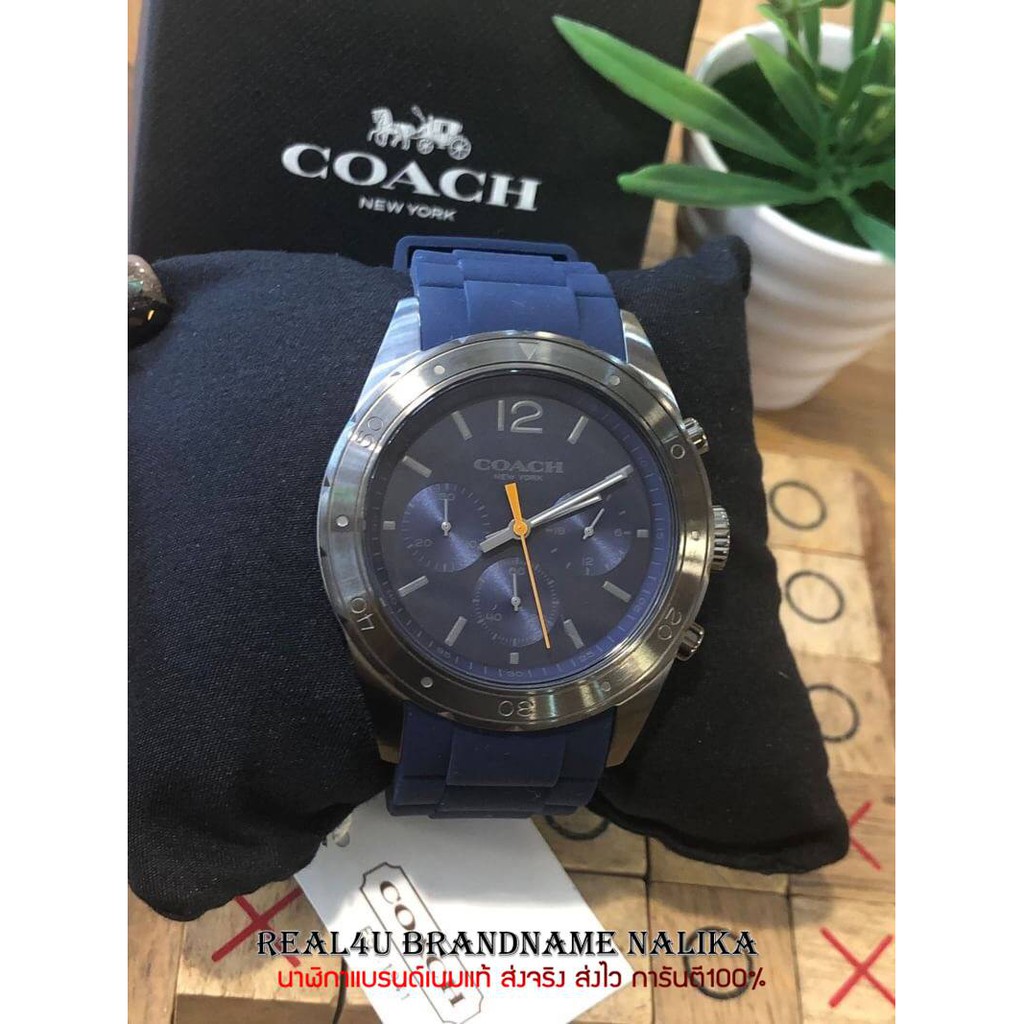 นาฬิกาข้อมือผู้ชาย Coach รุ่น 14602119 Delancey Multifunction Blue Dial Ladies Watch Item ของใหม่ ของแท้100%