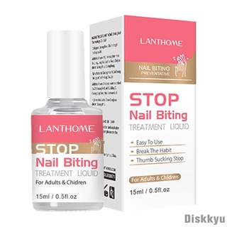 Nail Biting Deterrent, Prevent Nail Biting &amp; Thumb Sucking No Bite Nail Polish, for Kids Children Brush Tip design