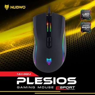 เมาส์เกมมิ่งมาโคร NUBWO PLESIOS NM-89M (ประกัน 1 ปี)