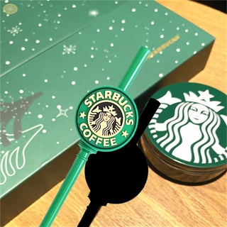 Starbucks PVC Straws Reusable With Cleaning Brush