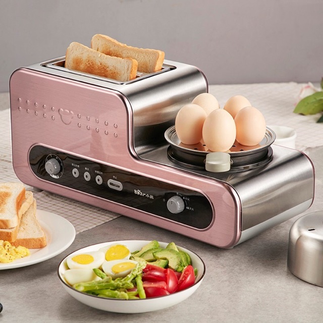 เครื่องปิ้งขนมปัง 3 In 1 Multifunctional Breakfast Maker Bread Toaster