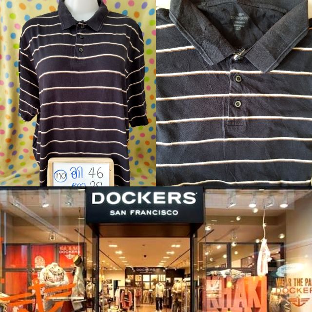 เสื้อโปโล DOCKERS แท้ อก 46