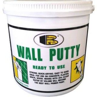 [พร้อมส่ง] เคมีโป้ว ผนัง กำแพง อุด ซ่อมรอยแตกร้าว ขนาด 5 กก. WALL PUTTY BOSNY แท้