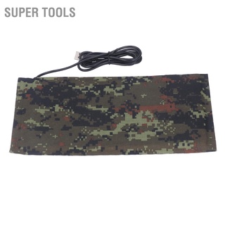 Super Tools แผ่นทําความร้อนไฟฟ้า Usb คาร์บอนไฟเบอร์ 5V ซักทําความสะอาดได้