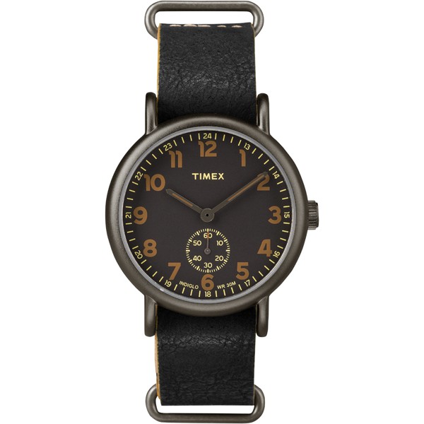 Timex นาฬิกาข้อมือ รุ่น WEEKENDER SUB SECOND สี BLACK DIAL