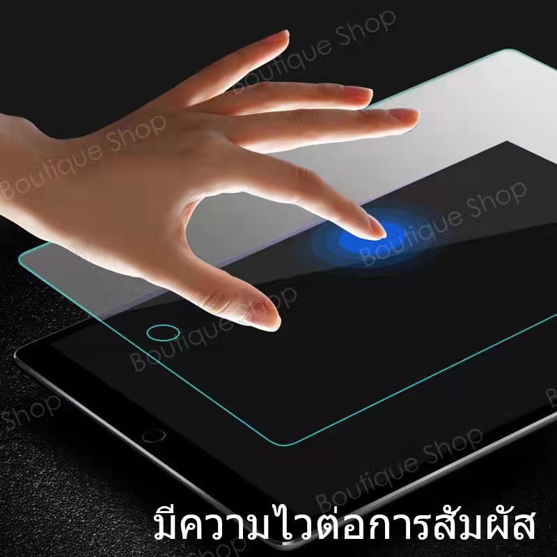 ฟิล์มกระจกนิรภัย แบบใส เต็มจอ For i--P-ad 10.2 Gen9/8/7/6/5 i--p-ad mini1-5  Air4 /3/2/1 ฟิล์มป้องกัน gen10 Air 11 2024 - รูปที่ 4
