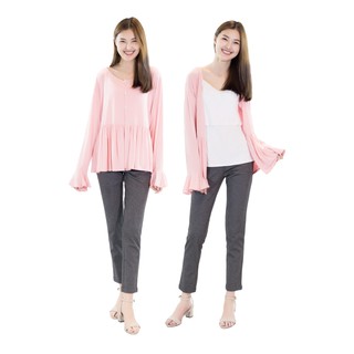 Muko Brooklyn Cardigan เสื้อคลุมผ้าคอตตอนยืดญี่ปุ่น AB05