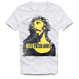 เสื้อยืดคอกลมGILDAN พร้อมส่ง เสื้อยืด พิมพ์ลาย Kill Your Idols Guns N Roses Axl Rose Slash Tour สไตล์วินเทจ ของขวัญวันเก